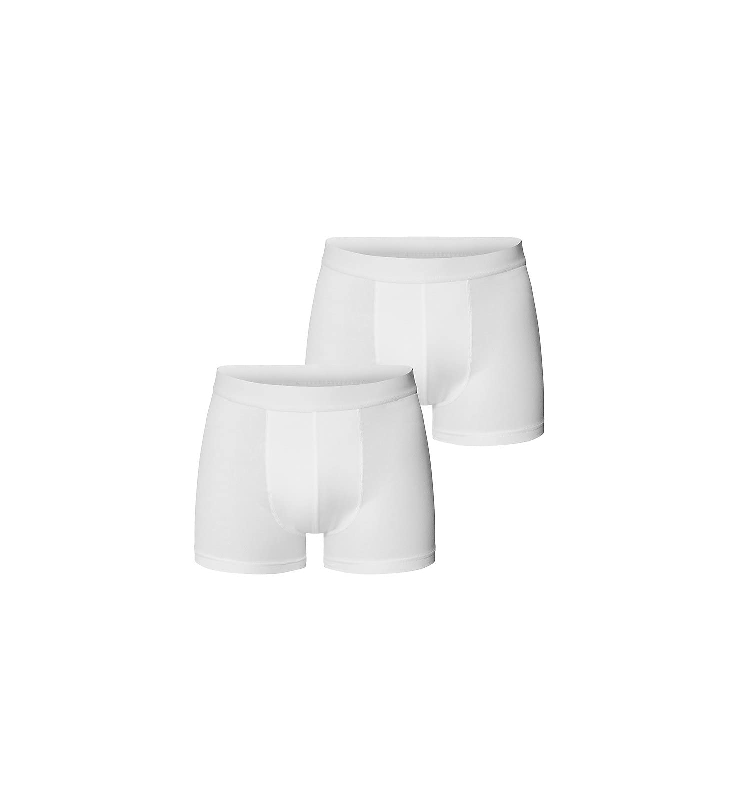 Bread and Boxers Men's 2-Pack Micro Modal Boxer Briefs - Soft Breathable Underwear for Everyday Comfort (White, XL) | Perfect for Workouts, Travel & Daily Wear