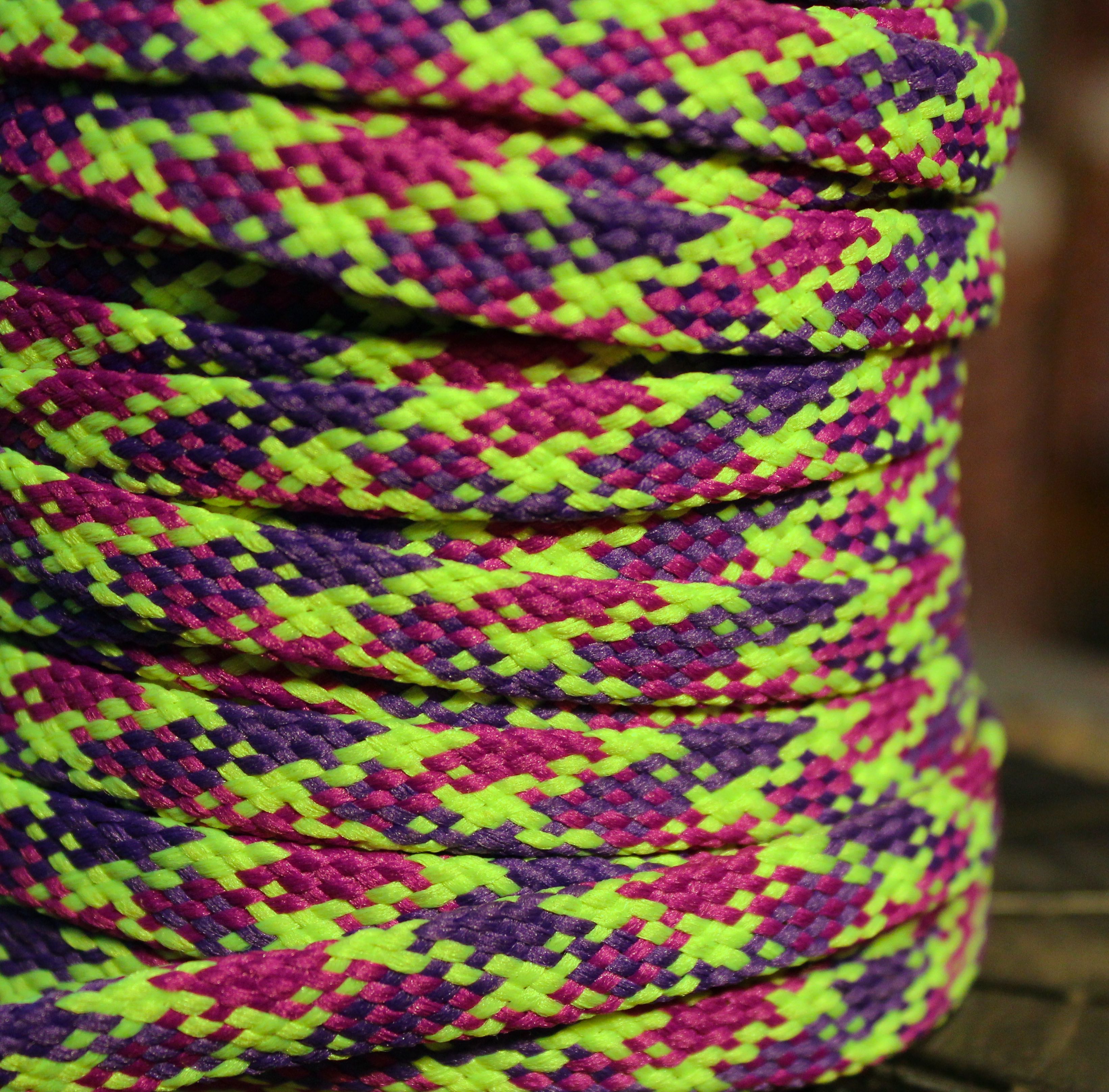 Flat Plaid Shoelaces - Lime Green, Light Purple & Dark Purple Cotton Laces for Sneakers & Casual Shoes | Perfect for Athletic Wear, School Uniforms & Fashion Accessories