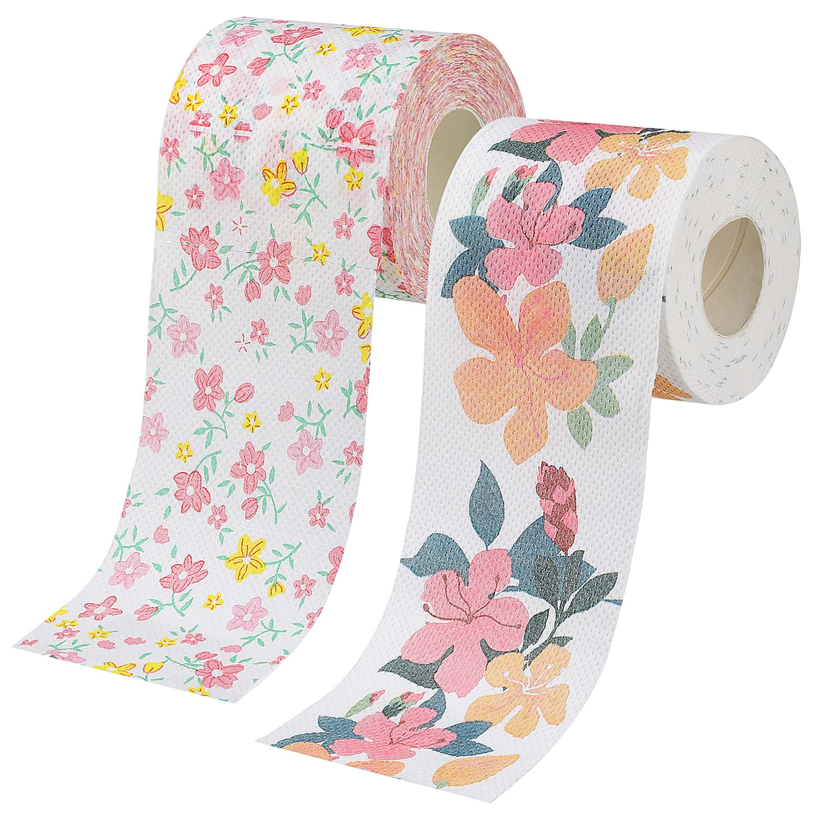 Alipis Floral Toilet Paper - Decorative Bathroom Tissue with Flower Pattern, Soft 2-Ply Toilet Rolls for Home, Office & Travel - Perfect for Guest Bathrooms, Vanity Decor and Unique Gift Ideas
