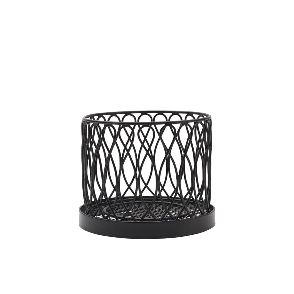 2-Tier Rotating Utensil Holder with Twist Loop Design - Perfect for Kitchen Countertop Organization & Spice Jar Storage