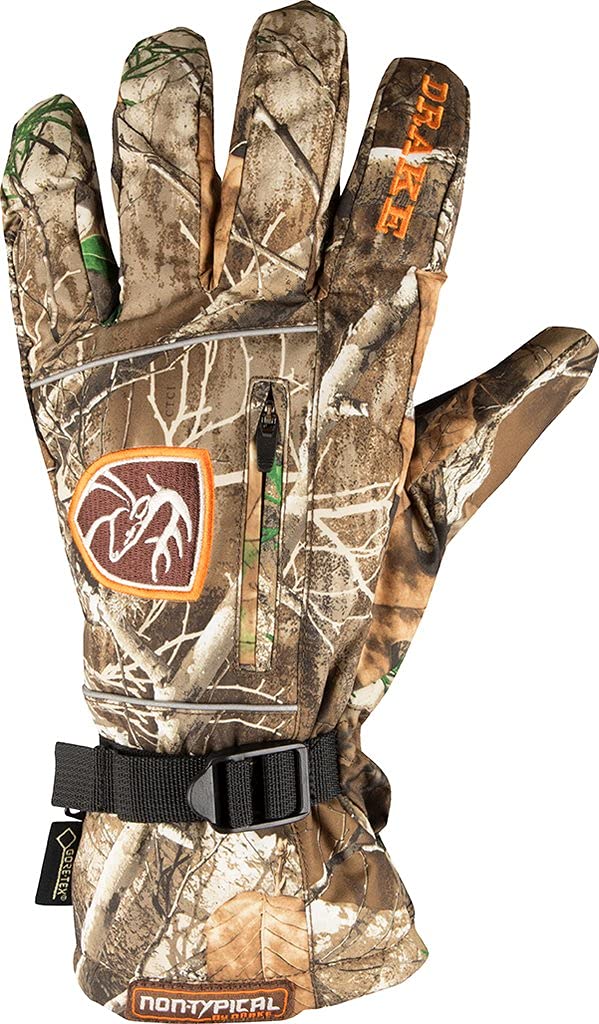 Drake Waterproof Gloves - Realtree Edge Camo Hunting Gloves for Men (XL) - Warm, Durable & Waterproof for Outdoor Activities, Hunting & Cold Weather