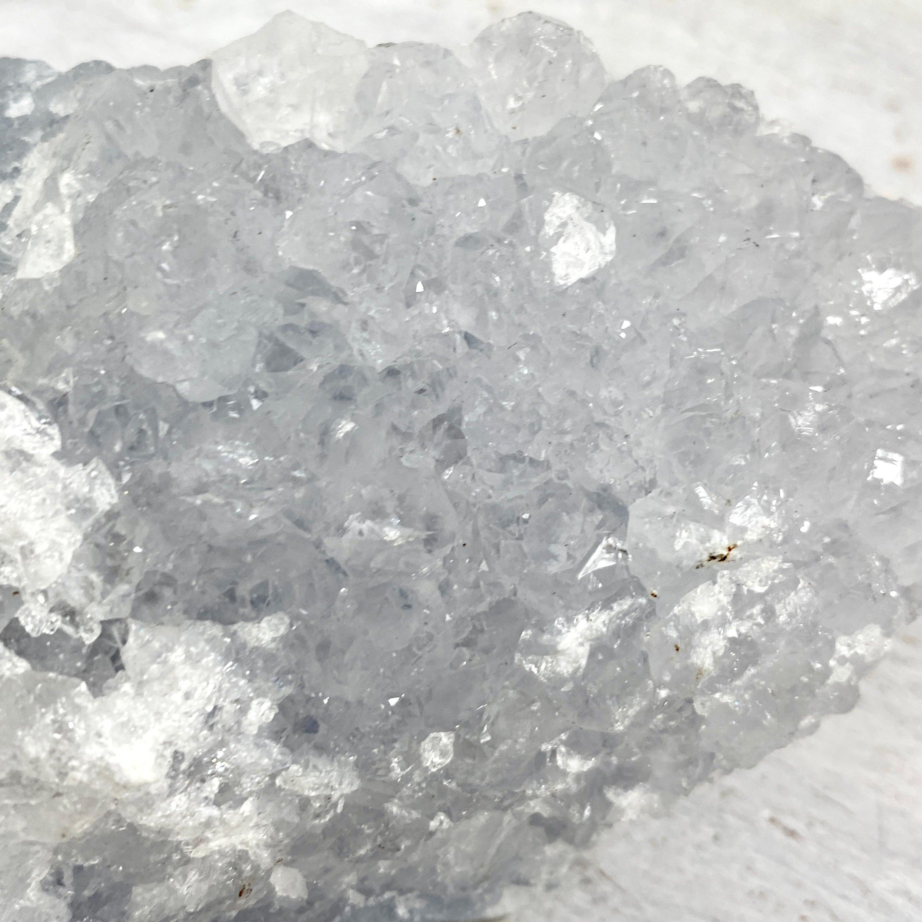 Natural Blue Lace Agate Raw Crystal Stone - Healing Gemstone for Meditation, Chakra Balancing & Home Decor (CR3528) - Perfect for Spiritual Healing, Yoga Practice & Crystal Collection Display