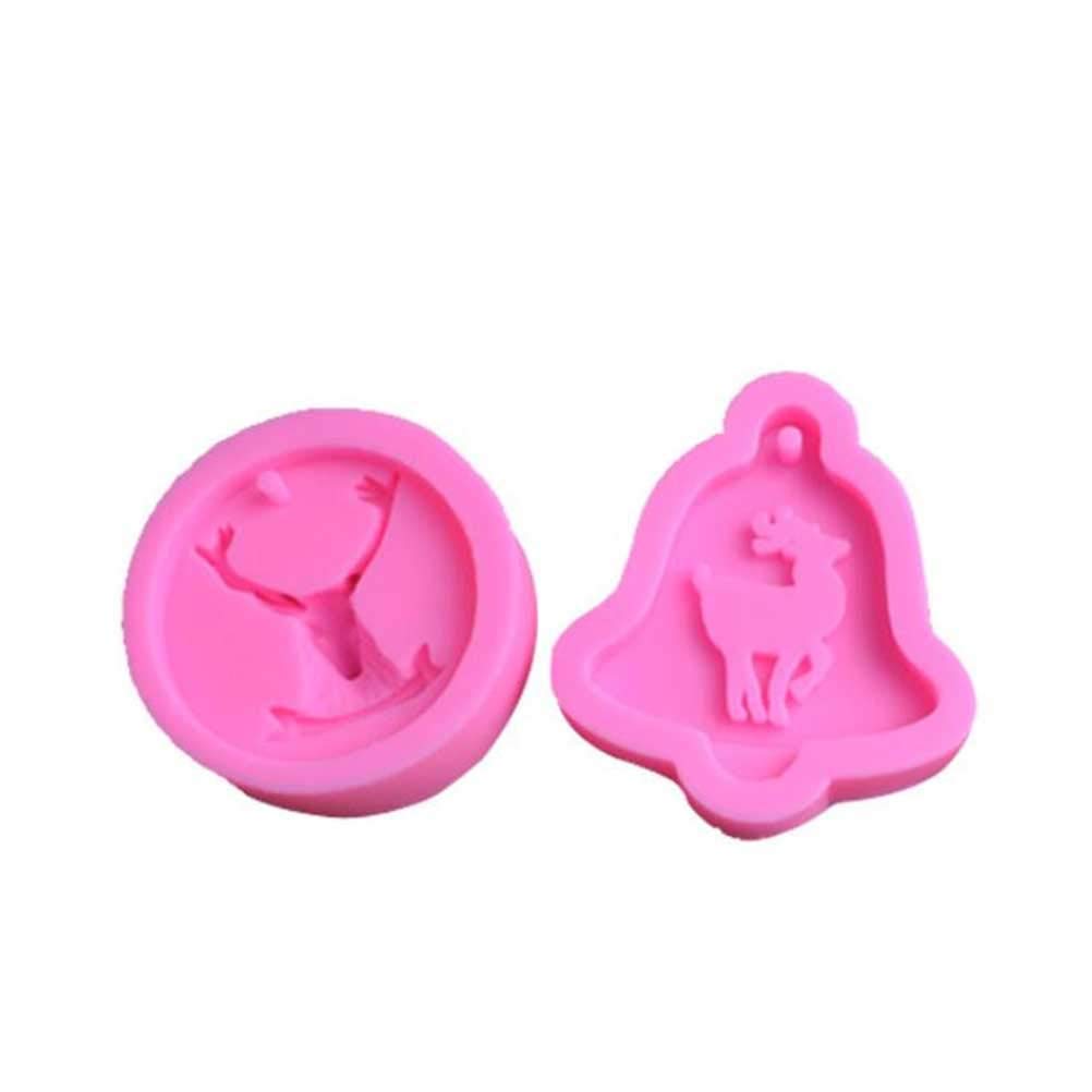 PRETYZOOM DIY Reindeer Candy Mold - Nonstick Elk Head Silicone Molds for Christmas Chocolate, Soap Making & Baking | Perfect for Holiday Treats, DIY Gifts & Festive Decorations