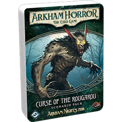 Arkham Horror LCG: Curse of the Rougarou Expansion - Horror Card Game for Adults | Solo & Cooperative Lovecraftian Adventure | Perfect for Game Nights & Halloween Parties