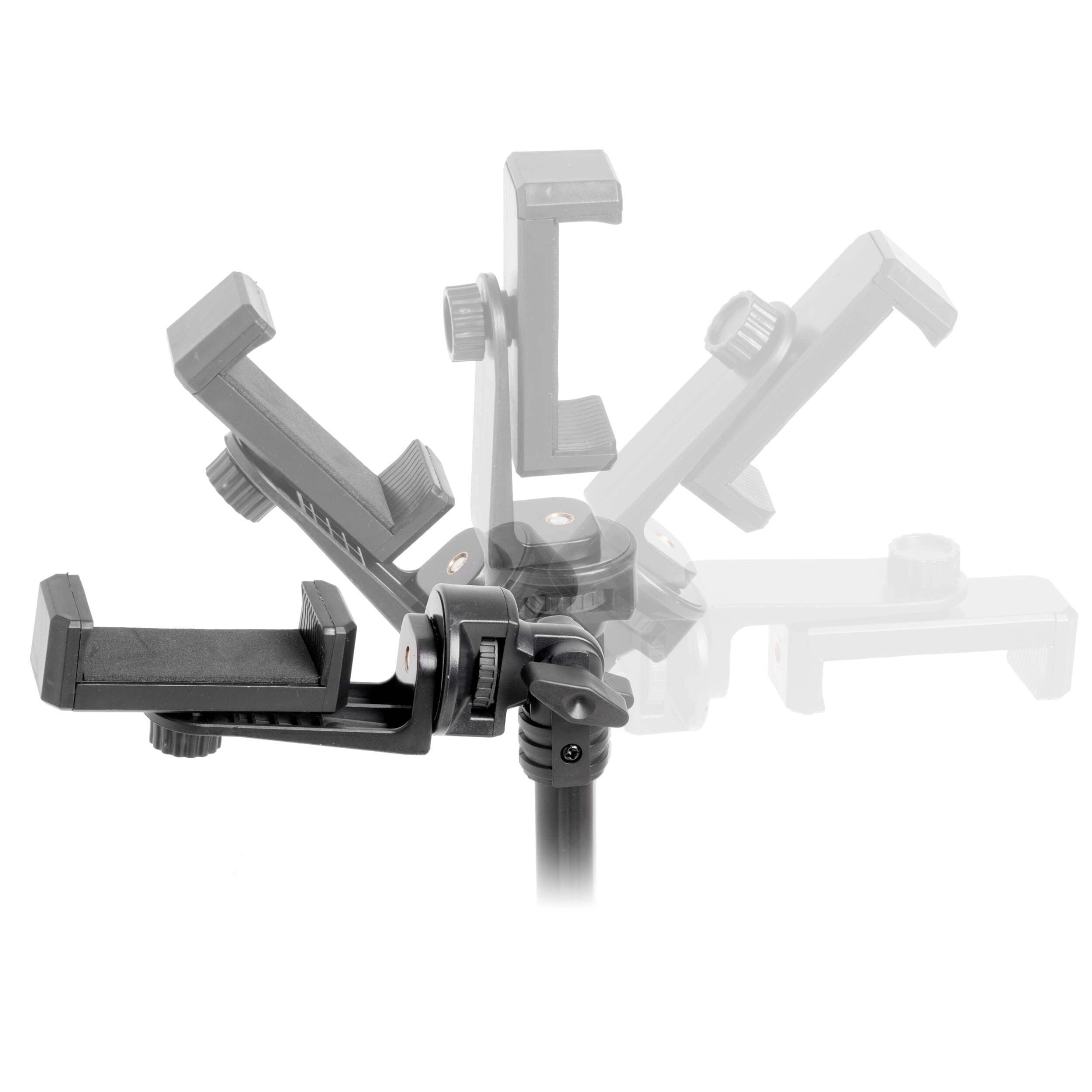360° Rotatable Tilt Head Tripod Stand with Smartphone Mount - Perfect for Vlogging, Live Streaming & Photography