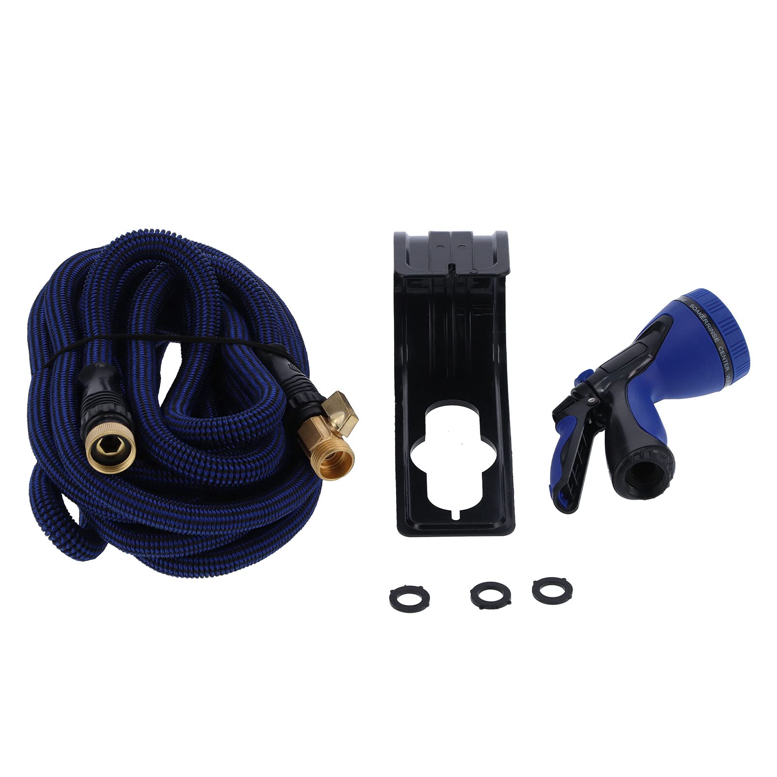CUTULAMO 100FT Retractable Water Hose Kit - Expandable Telescopic Garden Hose for Car Washing, Lawn Watering, and Outdoor Cleaning - Lightweight & Durable Flexible Water Pipe (YB-100FT) | Perfect for Home Gardening, Vehicle Care, and Backyard Maintenance