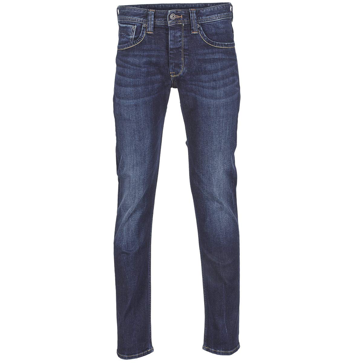Pepe Jeans Men's Straight Fit Cash Denim Jeans - Size 34x32 (US) | Classic Blue Stretch Comfort for Casual Wear & Everyday Style