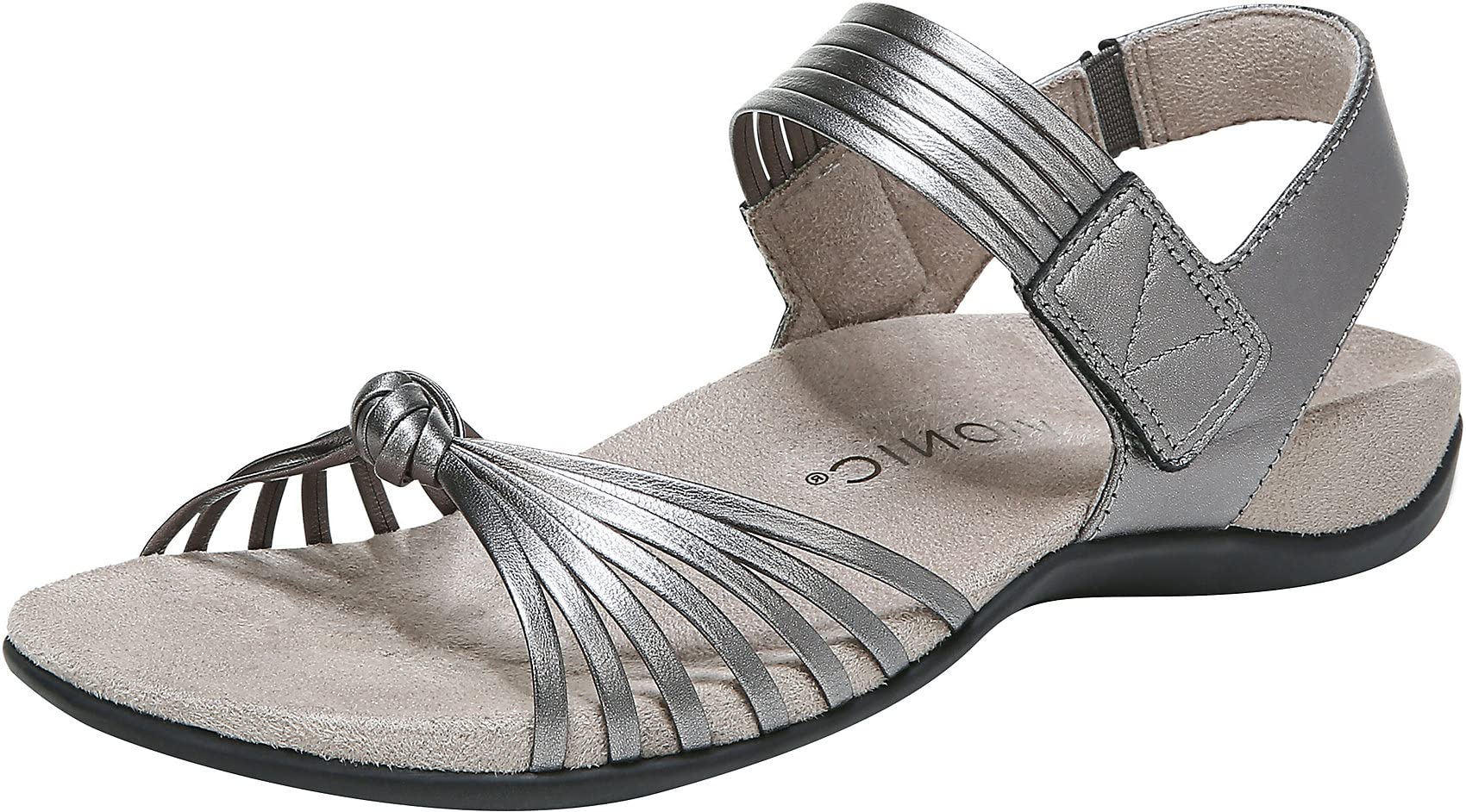 Vionic Women's Rest Talulah Strappy Sandals with Orthotic Arch Support - Comfortable Summer Walking Sandals for Beach, Travel & Casual Outfits