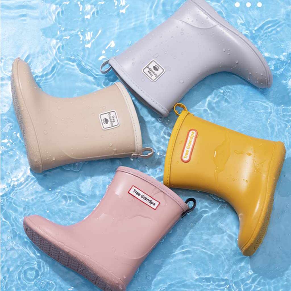 **Toddler Rain Boots - Waterproof & Lightweight Baby Rain Boots for Boys & Girls - Easy On/Off for Outdoor Play, Puddle Jumping & Rainy Day Adventures**