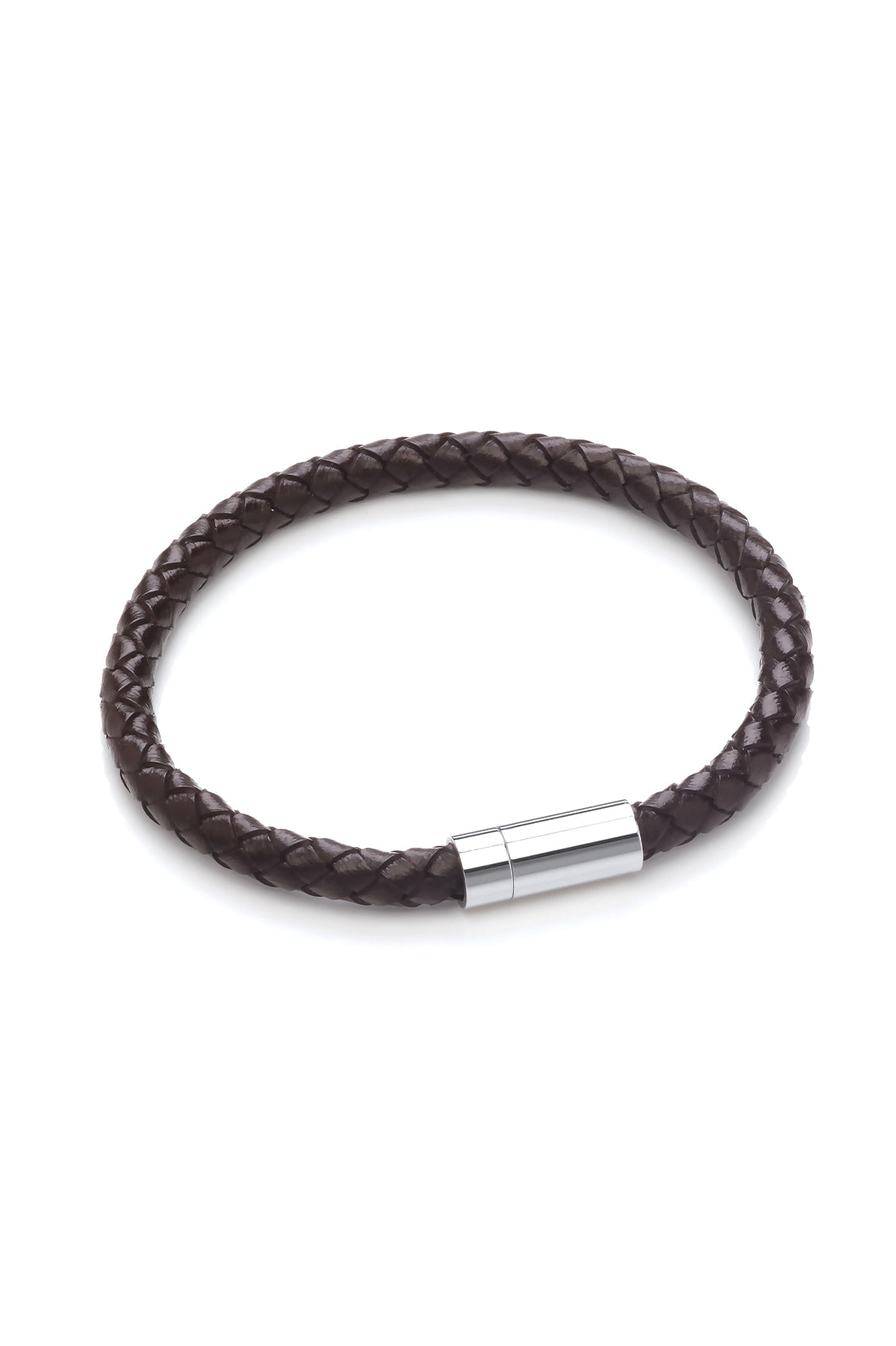 Men's Genuine Leather Single Braided Wrap Bracelet - Stylish & Durable for Casual Wear, Gifts & Everyday Fashion