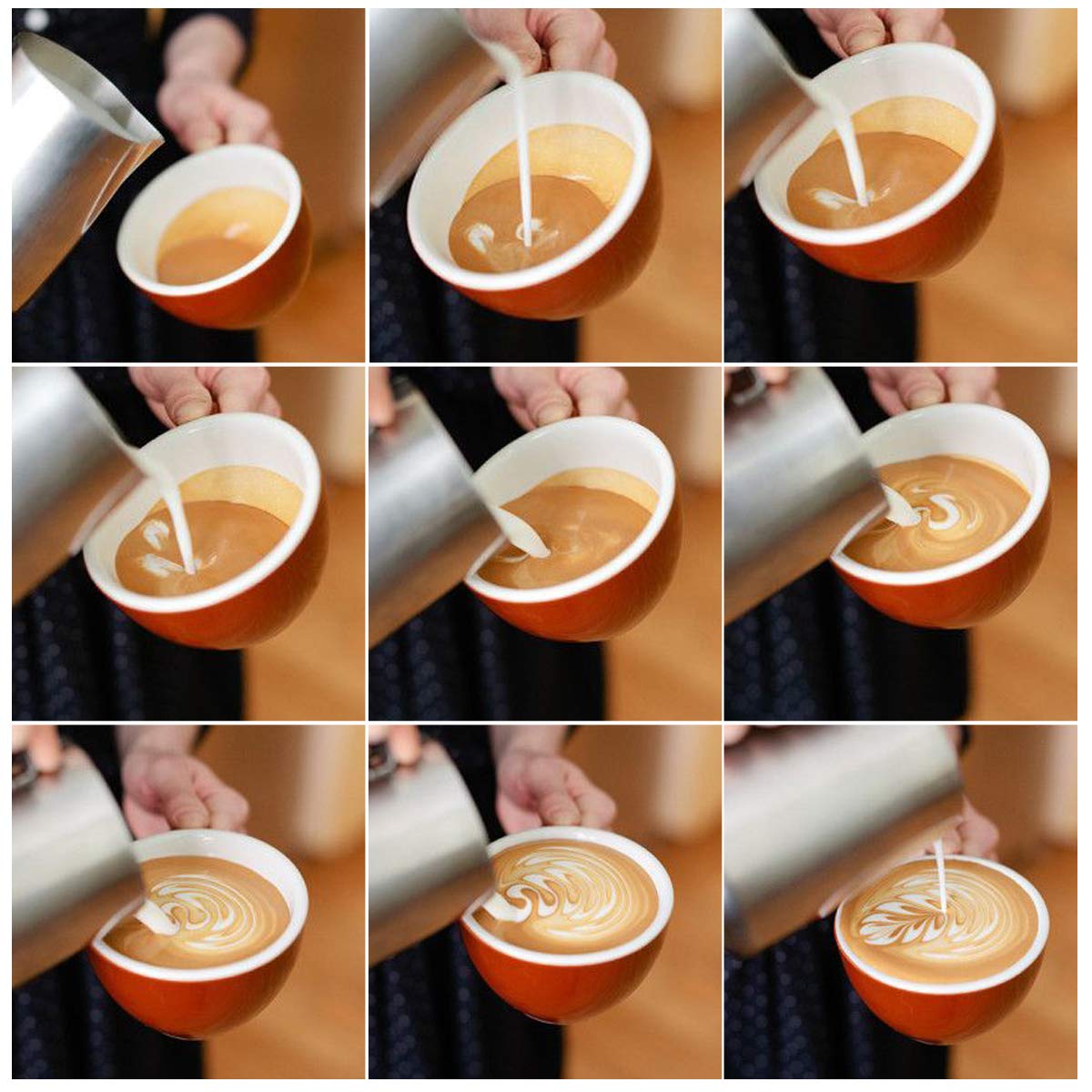ENLOY 20oz Stainless Steel Milk Frothing Pitcher - Barista Steaming Jug for Espresso Machine, Perfect for Latte Art, Cappuccino & Coffee Making - Includes Art Pen - Ideal for Home Baristas & Coffee Shops
