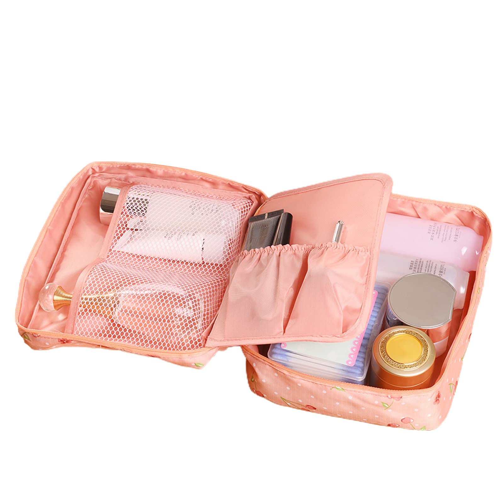 Waterproof Cosmetic Bags for Women - Travel Makeup Organizer with Zipper | Portable Makeup Pouch for Gym, Vacation & Daily Use