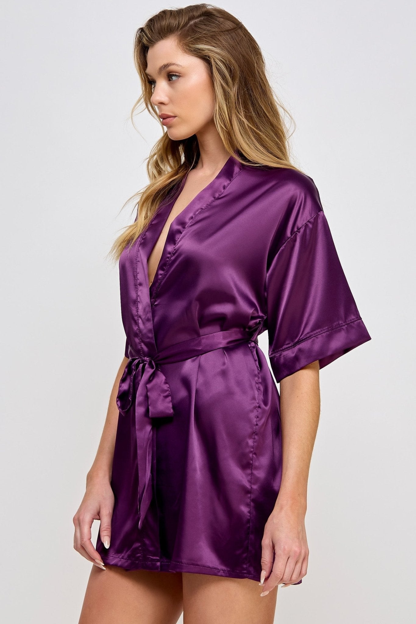 BeWicked Women's Vintage 1947 Getting Ready Robe - Soft Loungewear for Bridal Shower, Spa Day & Relaxation at Home