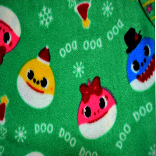 Baby Shark Men's Daddy Shark Christmas Pajamas Set - Large Size | Cozy Holiday Family Matching Pajamas for Christmas Morning & Family Photos