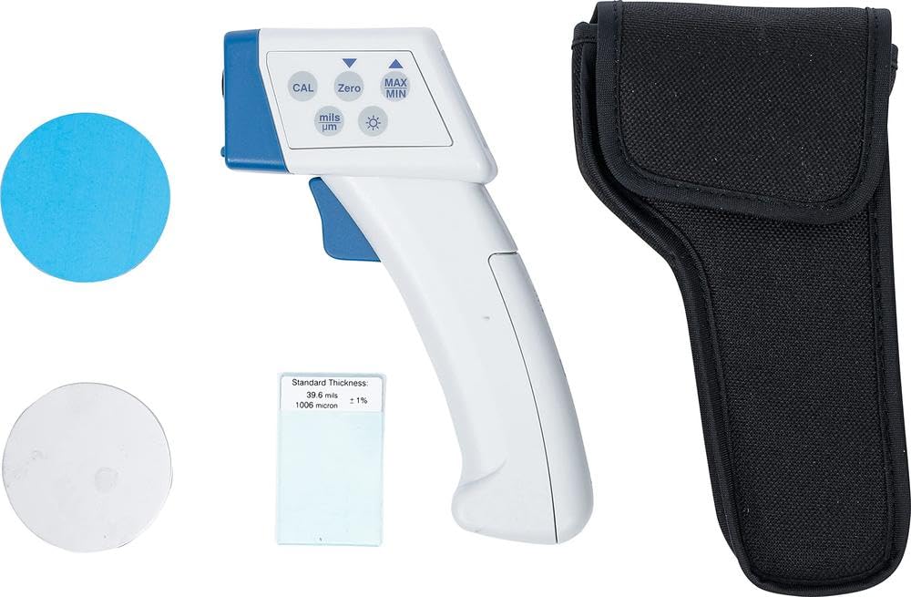 BGS 2197 Paint Layer Thickness Gauge - Digital Coating Meter for Iron & Non-Ferrous Metals | Accurate Paint Measurement Tool for Automotive, Marine & Industrial Applications