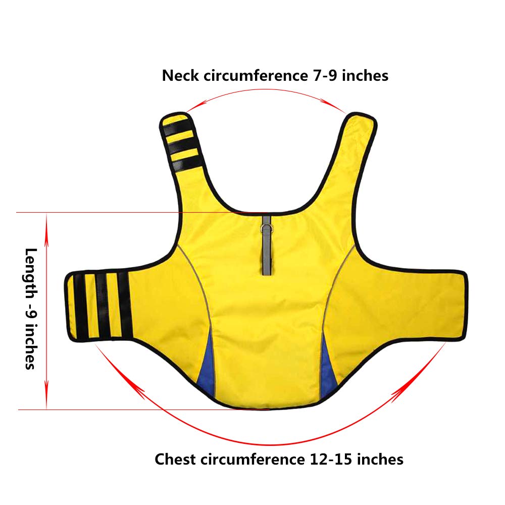 Calming Anxiety Vest for Small Dogs - Thunder Shirt with D-Ring & Training Handle - Reduce Stress During Storms, Fireworks & Travel - Perfect for Nervous Pets