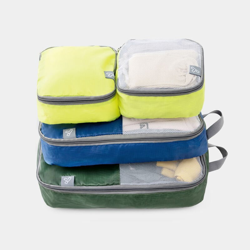 Travelon Set of 4 Soft Packing Organizers - Lightweight Luggage Organizers for Suitcases, Perfect for Travel, Business Trips & Vacation Packing
