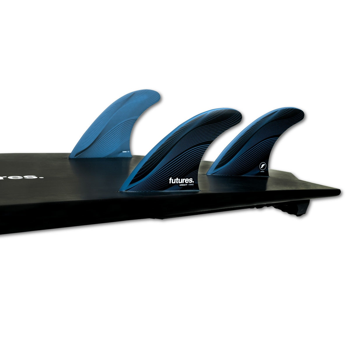 Futures Thruster R8 Legacy Series Surfboard Fin - High Performance Blue Surf Fin for Shortboards & Performance Surfing - Perfect for Waves, Competitions & Daily Surf Sessions