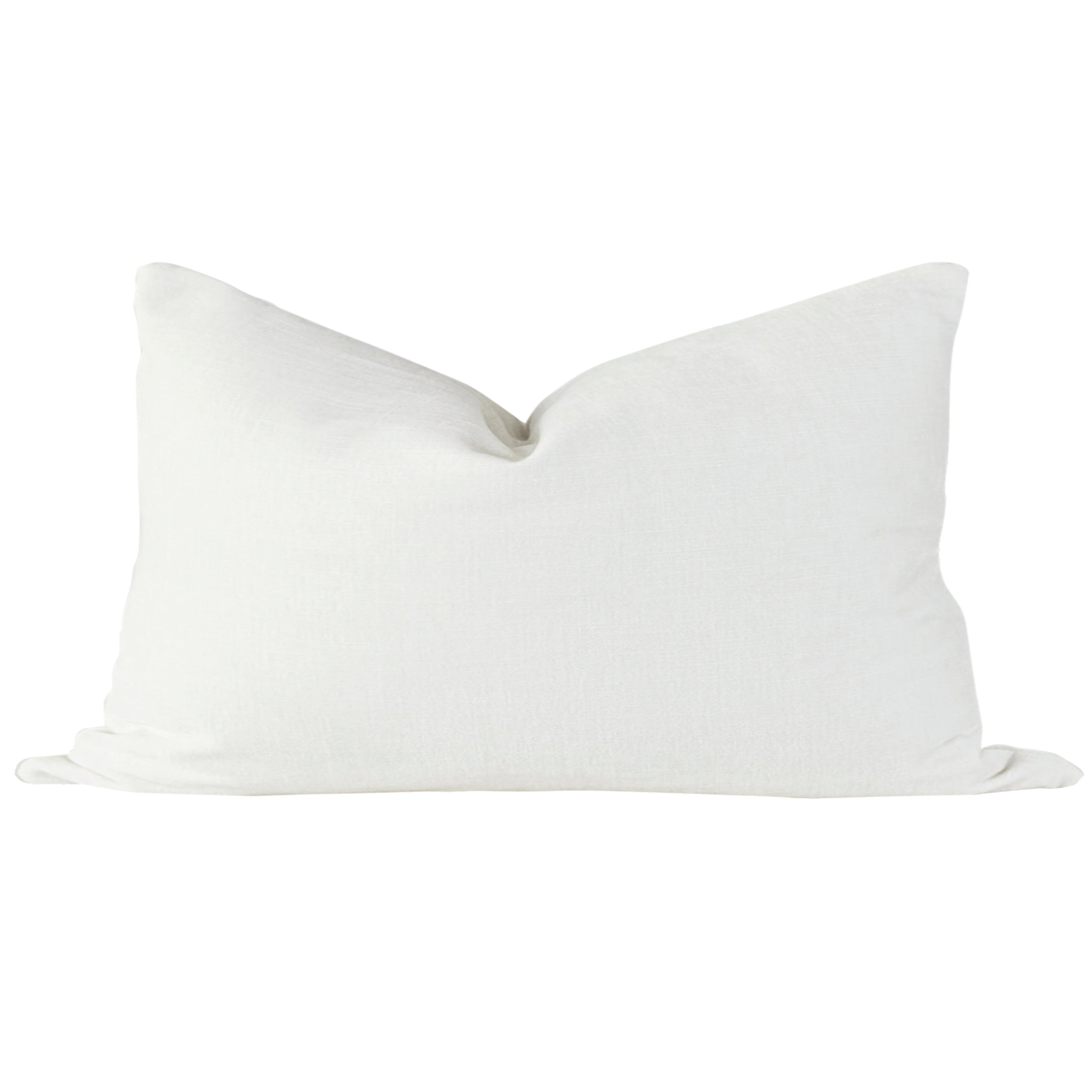 Luxury White Velvet Pillow Covers - Soft & Elegant Decorative Throw Pillow Cases for Sofa, Bed, Couch - Home Decor & Living Room Accessories