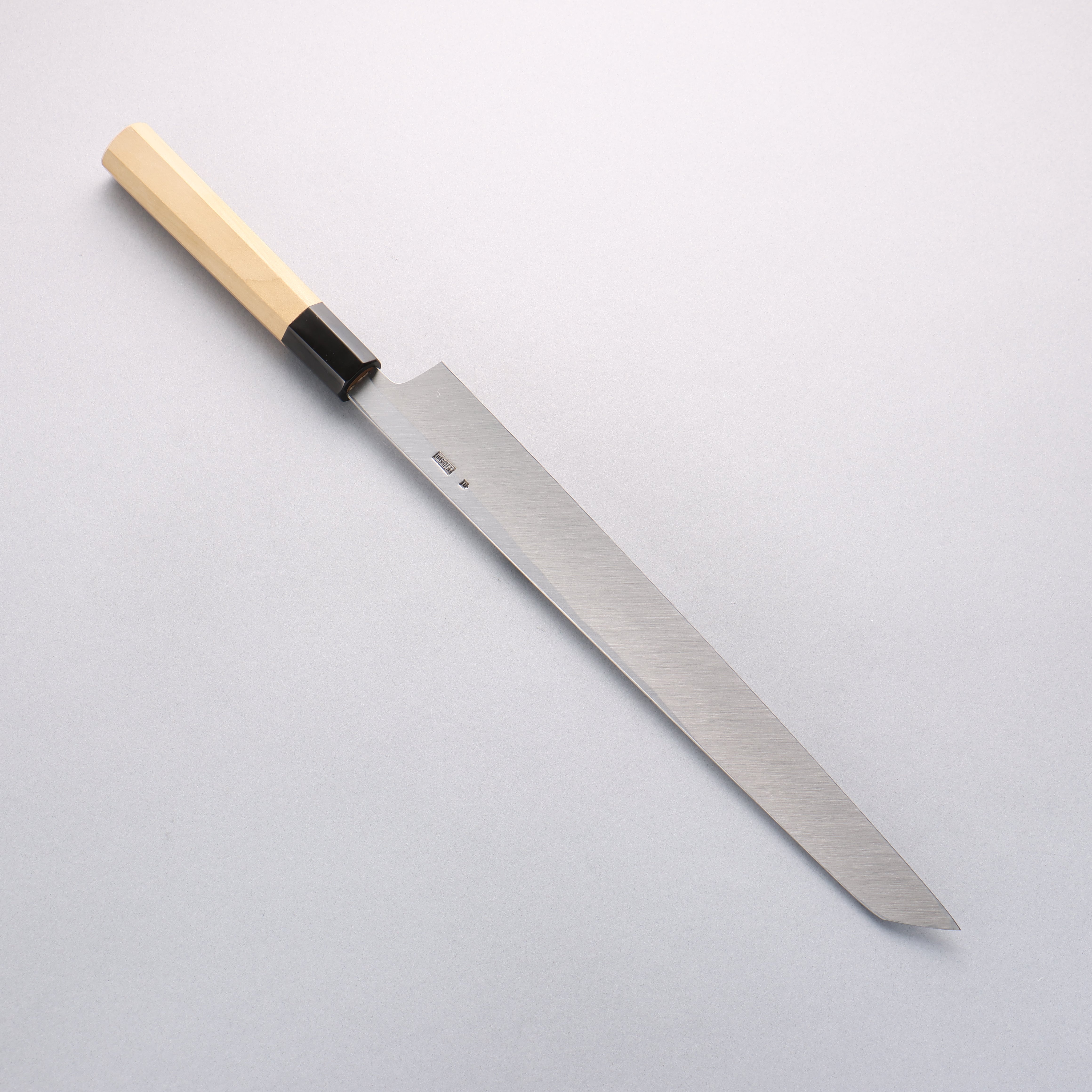 Premium Kikuzuki White Steel No.2 Nashiji Kiritsuke Yanagiba 300mm Japanese Chef Knife with Magnolia Handle - Perfect for Sushi, Sashimi & Precision Meat Slicing