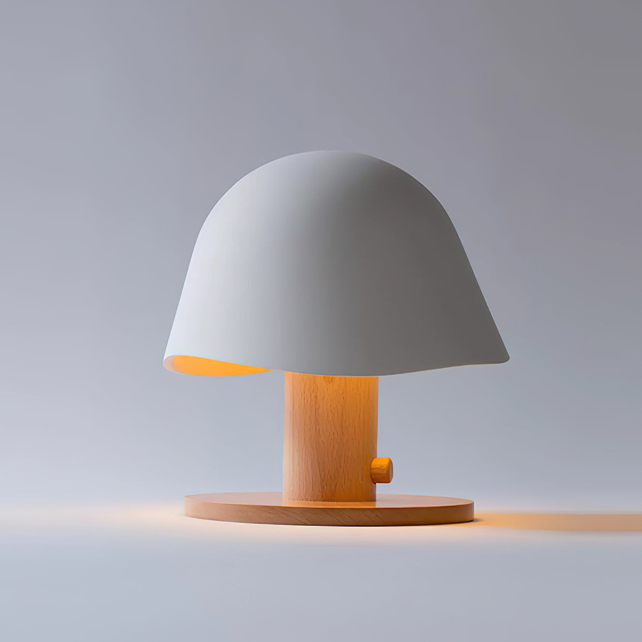 Modern Mushroom Table Lamp - Soft Glow LED Night Light for Bedroom, Living Room & Office - Stylish Decorative Lighting for Home & Workspace