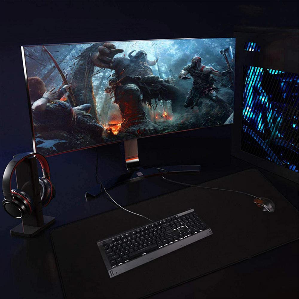 Premium XXL Gaming Mouse Pad 1000x500mm - Liquid Strata Design Non-Slip Desk Mat for Enhanced Precision & Speed | Perfect for PC Gaming, Home Office & Workstations