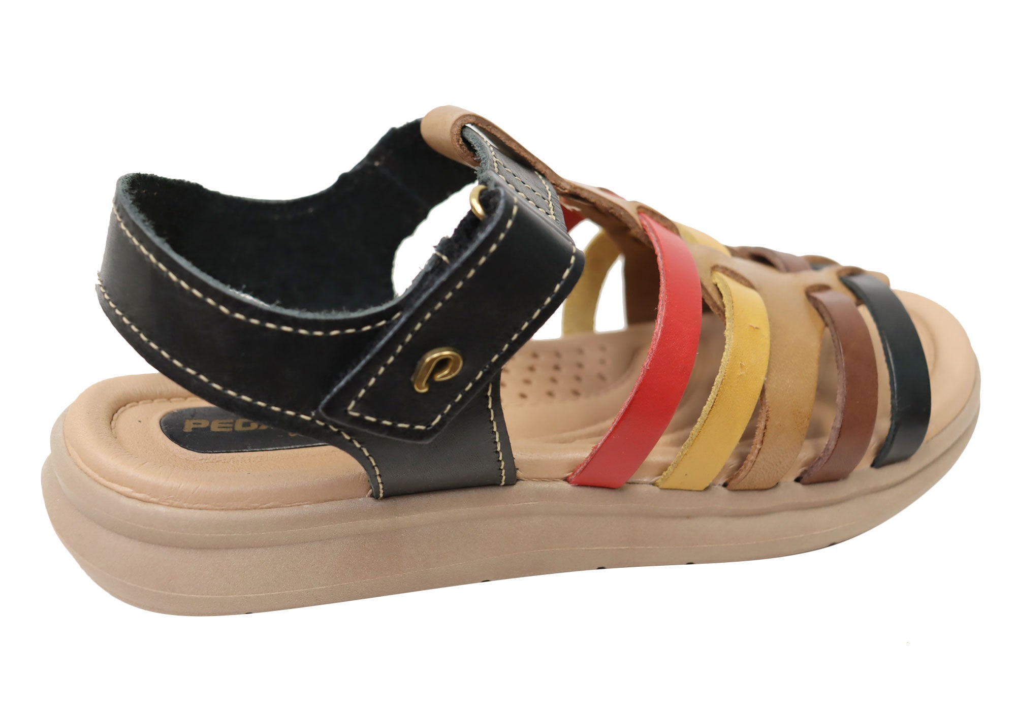 Eisha Women's Comfortable Leather Sandals - Handmade in Brazil - Perfect for Beach, Vacation & Summer Outfits