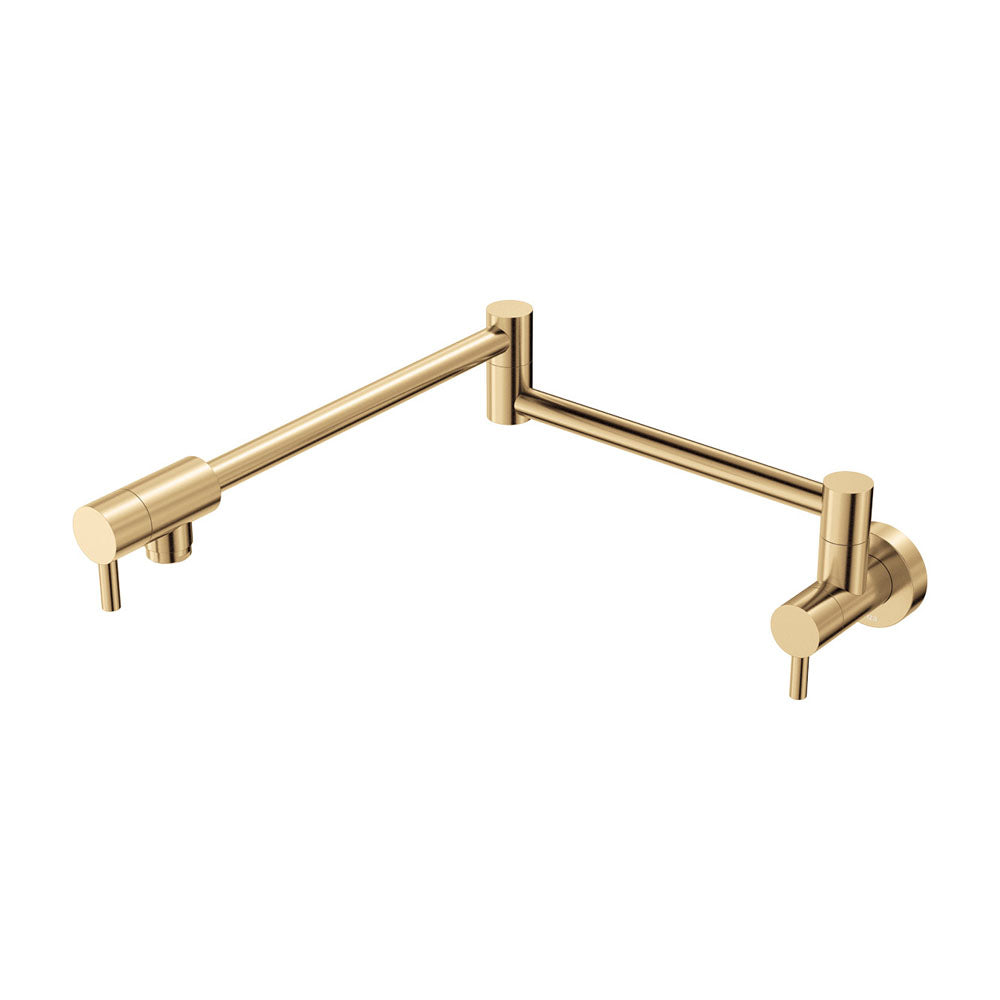 Fienza 228120UB Kaya Pot Filler Faucet in Urban Brass Finish - Premium Kitchen Sink Faucet for Easy Pot Filling, Ideal for Cooking, Baking & Large Pots