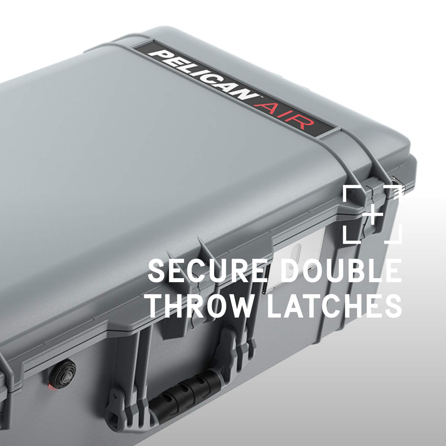 Pelican Air 1615 Protective Case - Silver (No Foam) | Waterproof & Durable Travel Case for Camera, Drone & Electronics | Perfect for Outdoor Adventures & Air Travel