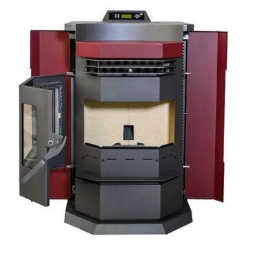 ComfortBilt HP22 N Pellet Stove - Burgundy Red, Efficient Heating for Home & Cabin, Eco-Friendly Wood Pellet Burner for Winter Warmth | Perfect for Living Rooms, Basements & Off-Grid Spaces