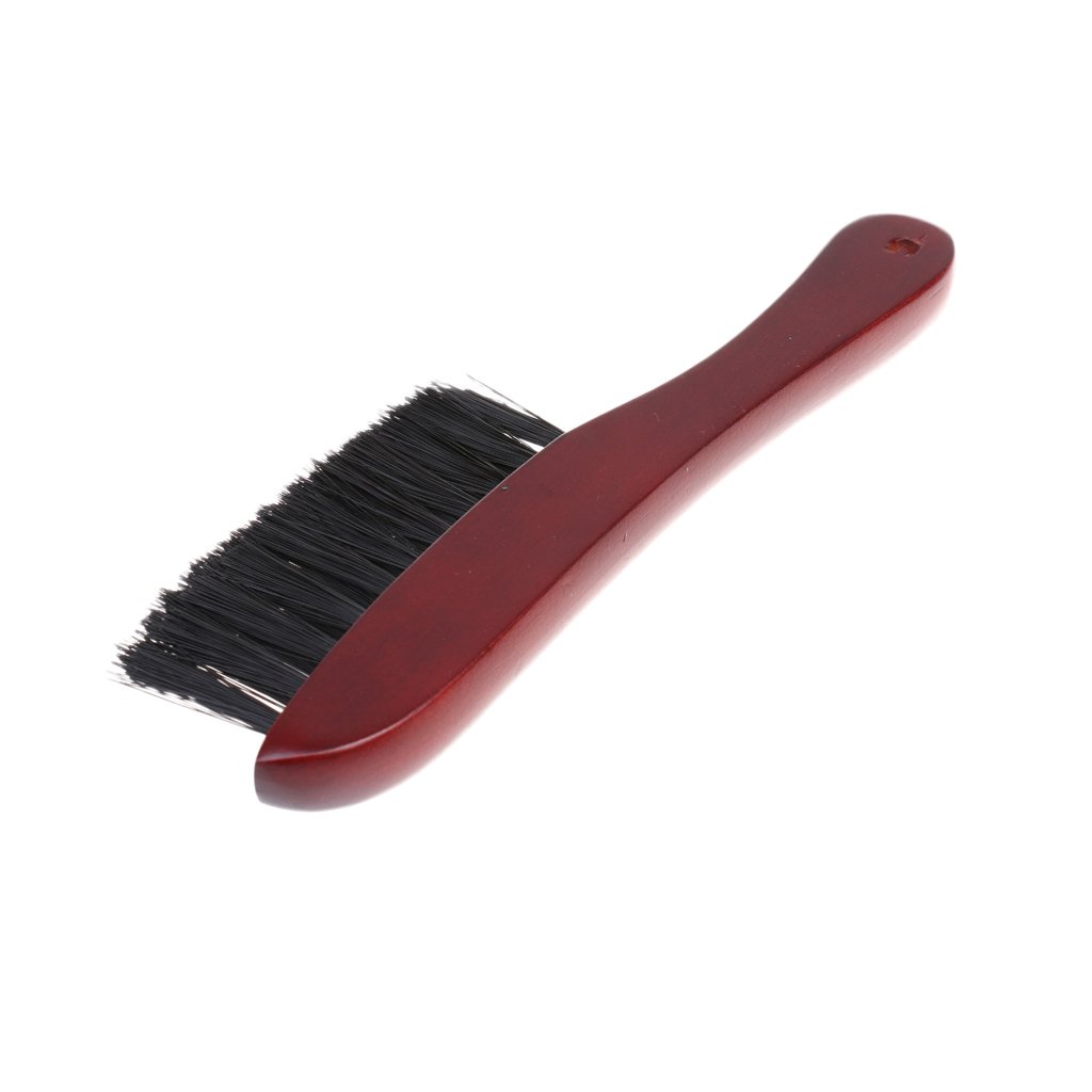 Premium Wood Handle Horse Hair Rail Brush - Snooker & Pool Table Cleaner Tool for Professional Billiards & Home Game Rooms