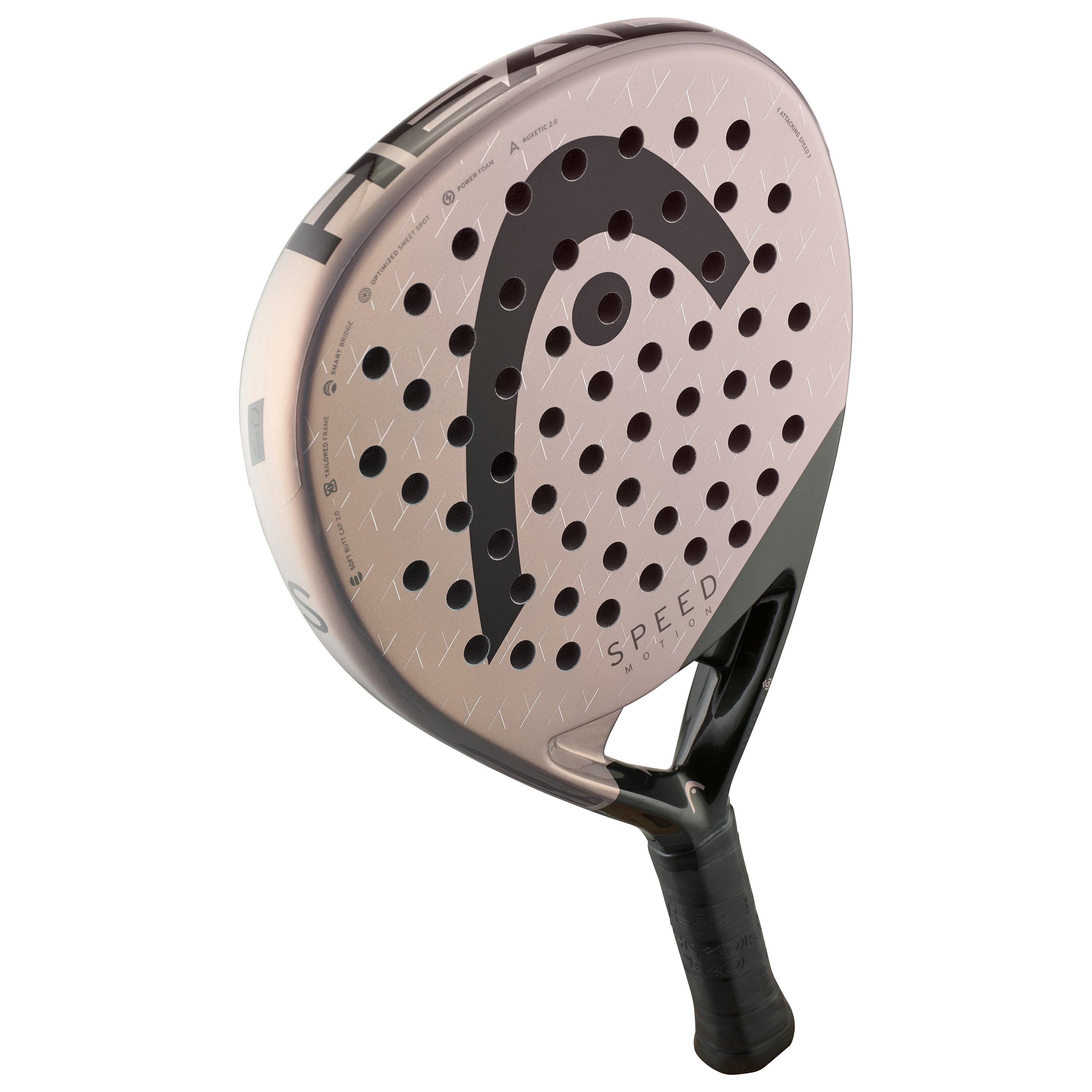 Head Speed Motion 2025 Padel Racquet - Lightweight Carbon Fiber Paddle Tennis Racket for Advanced Players | Perfect for Competitive Matches & Training Sessions