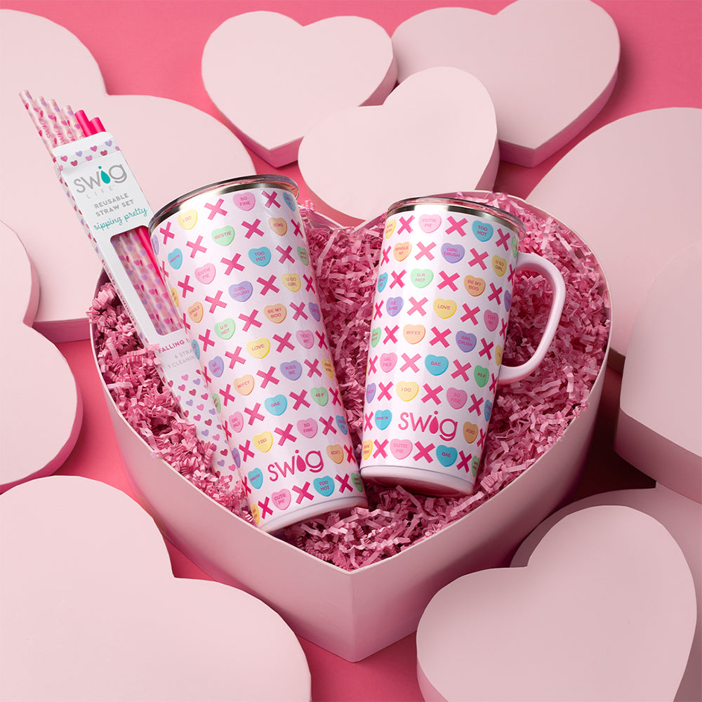 Be Mine 22oz Insulated Travel Mug - Leak Proof Stainless Steel Coffee Tumbler for Hot & Cold Drinks - Perfect for Commuting, Camping & Office Use