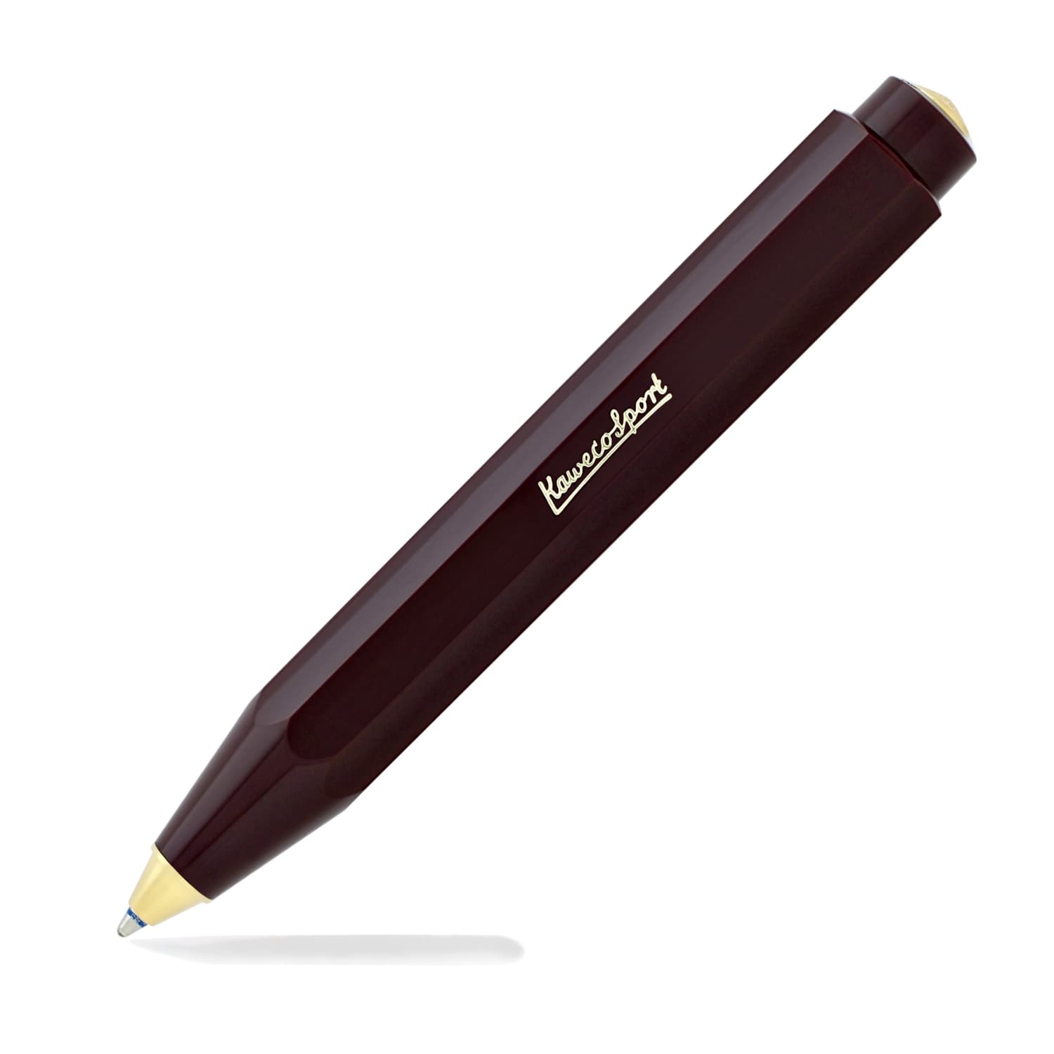 Kaweco Classic Sport Ballpoint Pen - Bordeaux Red Ink Rollerball Writing Pen for Office, School & Travel | Premium German Design Fountain Pen Gift for Men & Women