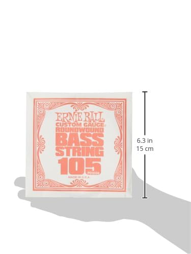 Ernie Ball Hybrid Slinky Nickel Wound Bass Guitar Strings 45-105 Gauge (P02833) - Perfect for Rock, Metal & Jazz Bass Players - Studio & Live Performance