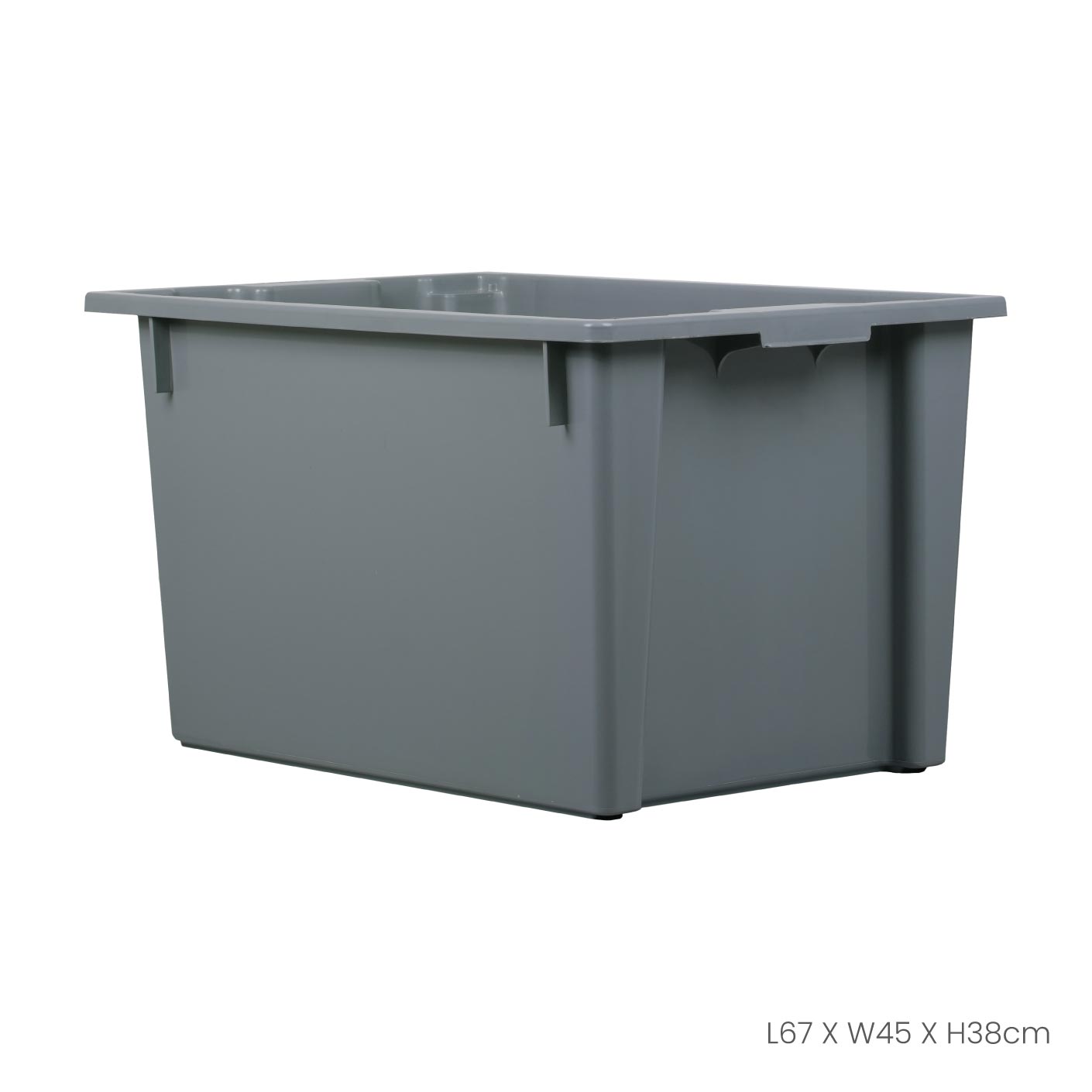 Heavy Duty Industrial Storage Container | Large Durable Plastic Bins for Warehouse Organization | Perfect for Factory, Garage & Workshop Storage Solutions