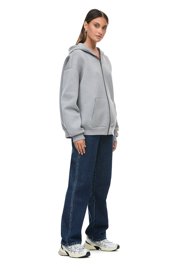 Daria Grey Hoodie for Women - Soft & Cozy Pullover Sweatshirt - Casual Streetwear for Everyday Wear, Gym, and Outdoor Activities