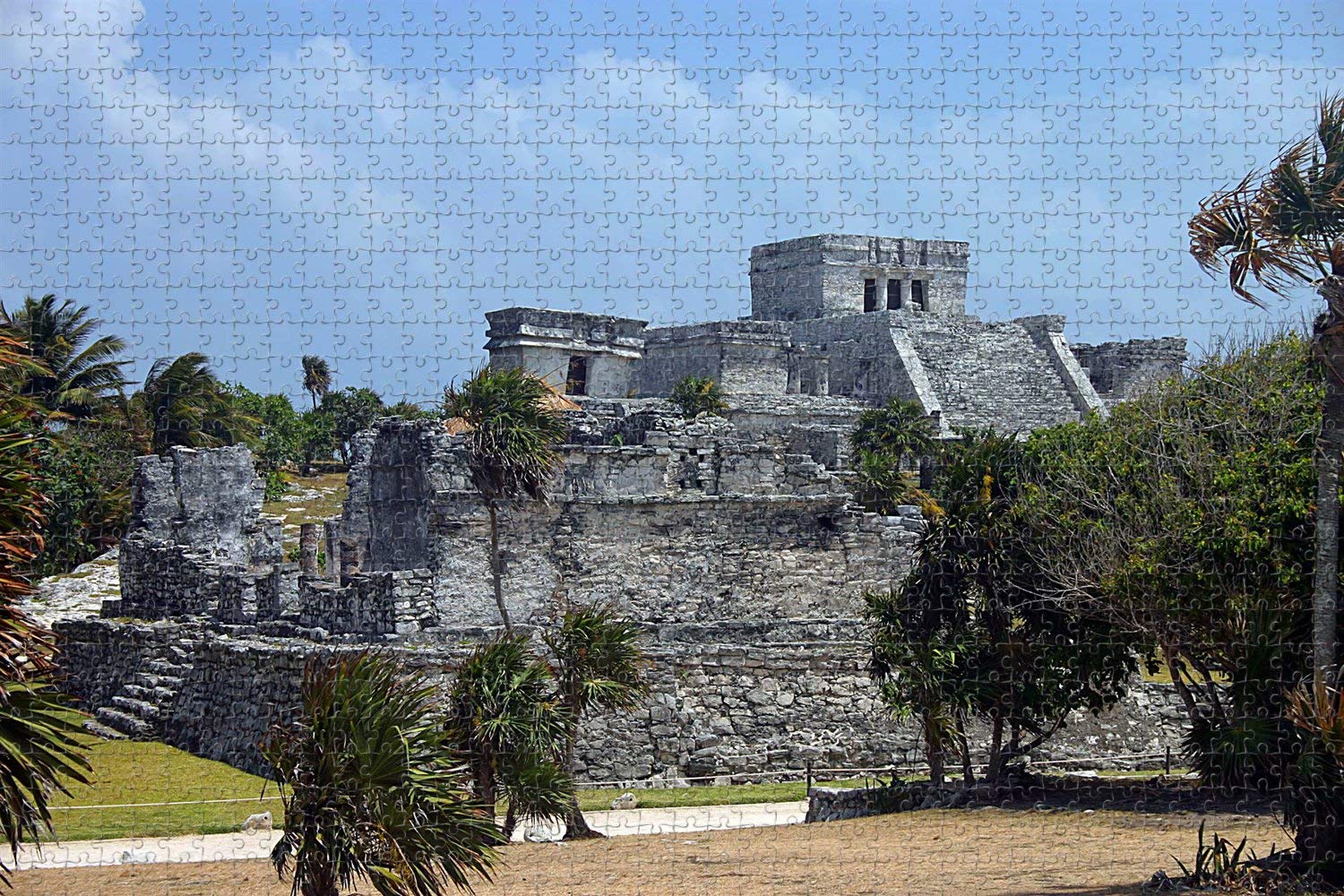 1000 Piece Riviera Maya Mexico Jigsaw Puzzle for Adults - Wooden Travel Souvenir Gift for Puzzle Lovers, Home Decor & Relaxation
