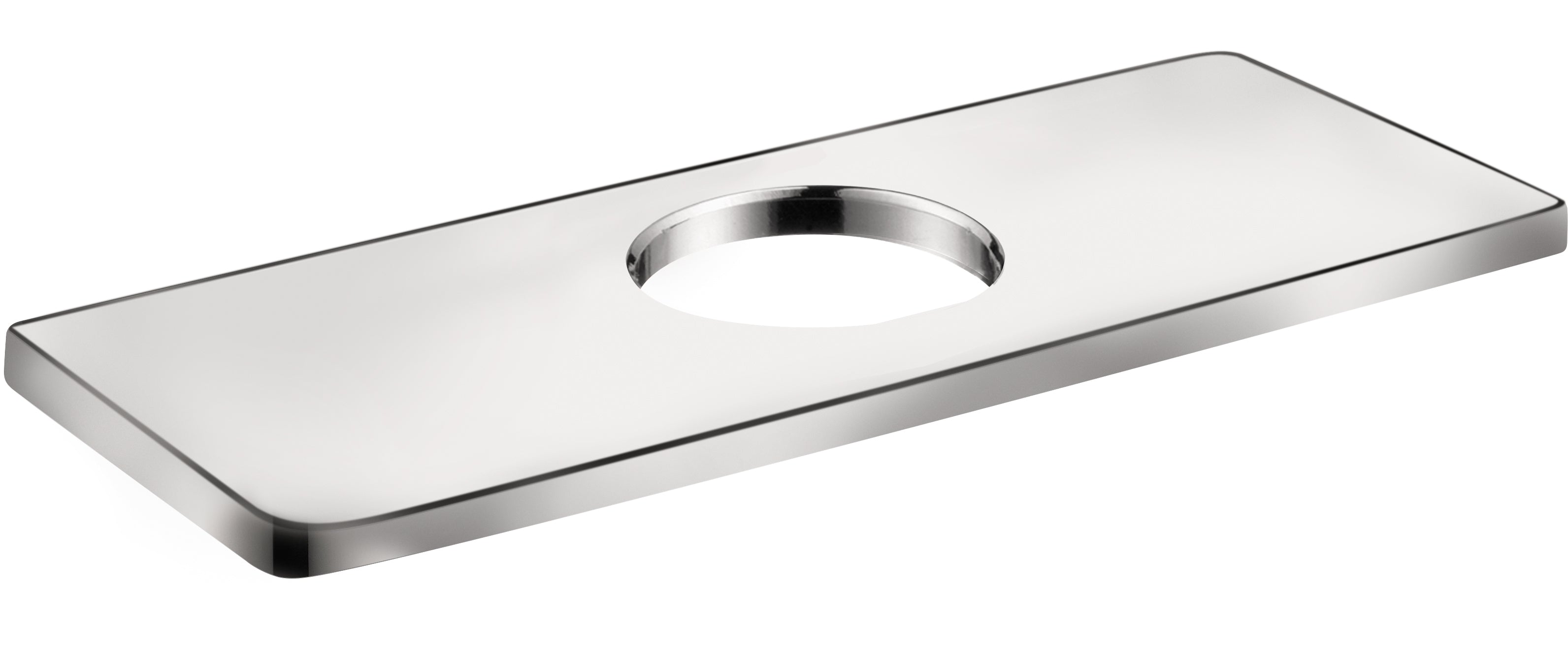 6-Pack Chrome Escutcheon Deck Plates for Modern Faucets - Hansgrohe 04565000 - Perfect for Bathroom & Kitchen Sink Installations