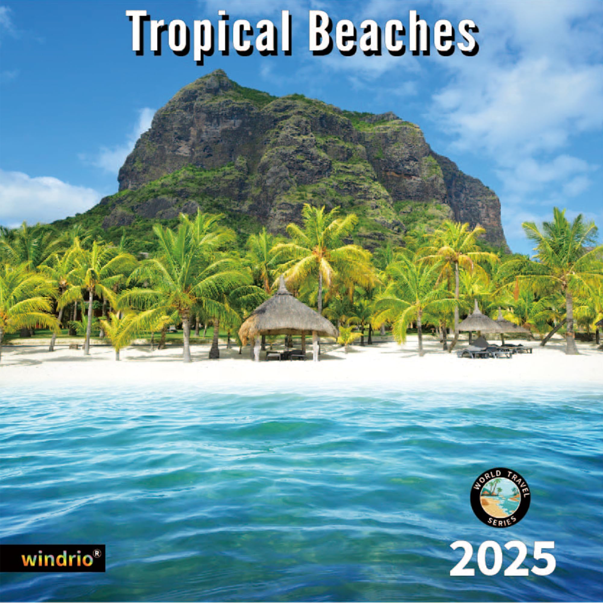 2025 Tropical Beaches Wall Calendar - January to December 2025 | 12x24 Inch Large Format with Thick Sturdy Paper | Perfect for Home, Office & School Planning | Monthly Full-Page Design for Easy Organization