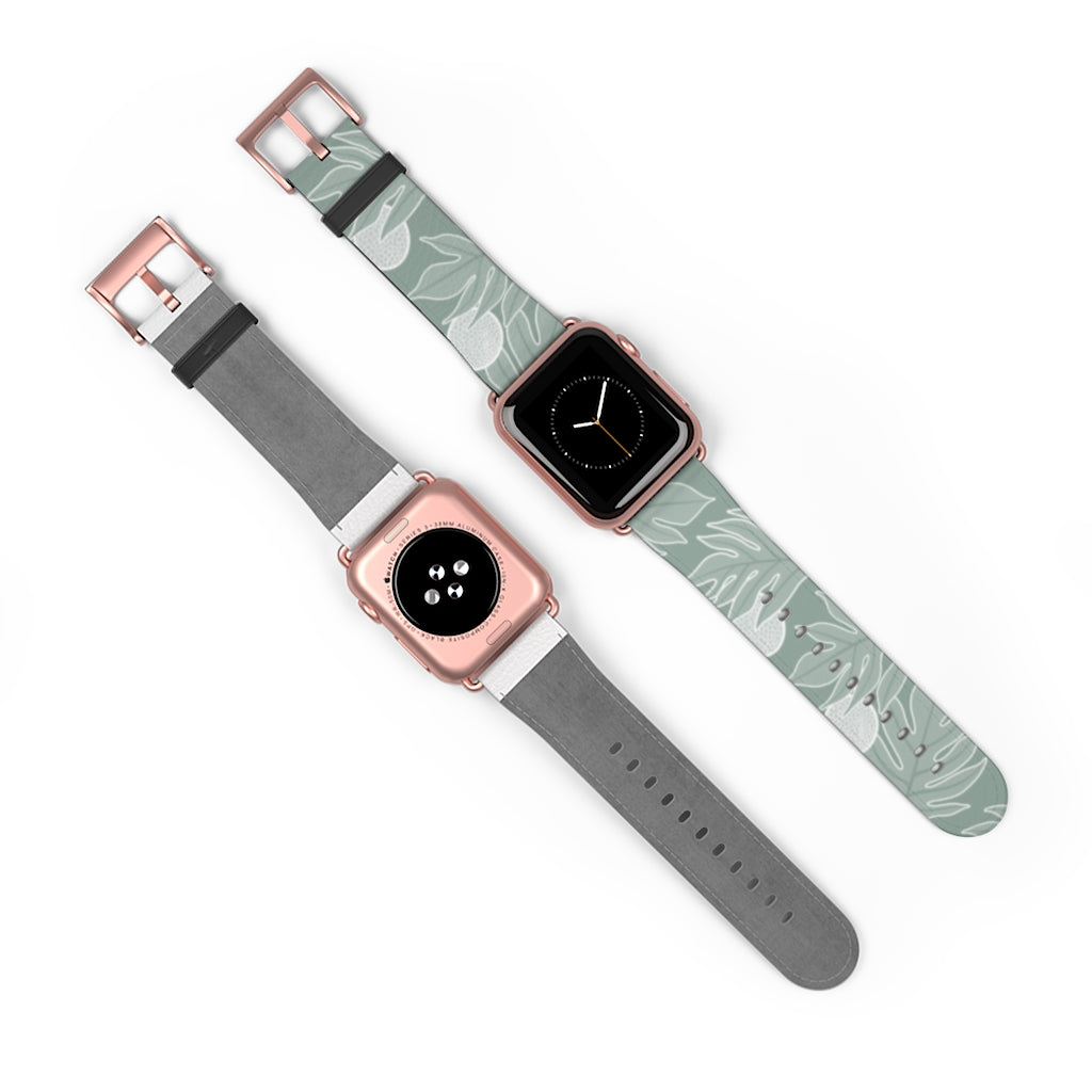 Premium Genuine Leather Ulu Apple Watch Band - Adjustable Strap for Apple Watch Series 9/8/7/6/SE/5/4/3 - Perfect for Workouts, Outdoor Adventures & Everyday Wear