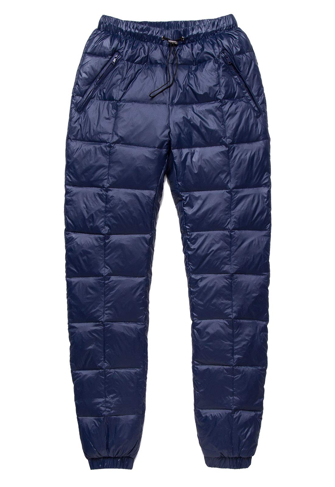 Flygo Women's Packable Winter Warm Snow Pants - Waterproof Insulated Ski Trousers with Utility Pockets - Navy Blue - Perfect for Skiing, Snowboarding & Cold Weather Outdoor Activities