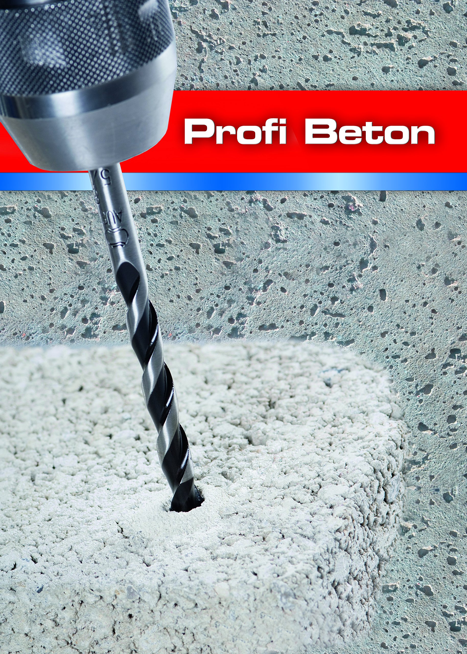 Alpen 18800650100 6.5mm Tungsten Carbide Concrete Drill Bits - Professional Grade Masonry Drill for Brick, Stone & Concrete - Perfect for Construction, Renovation & DIY Projects