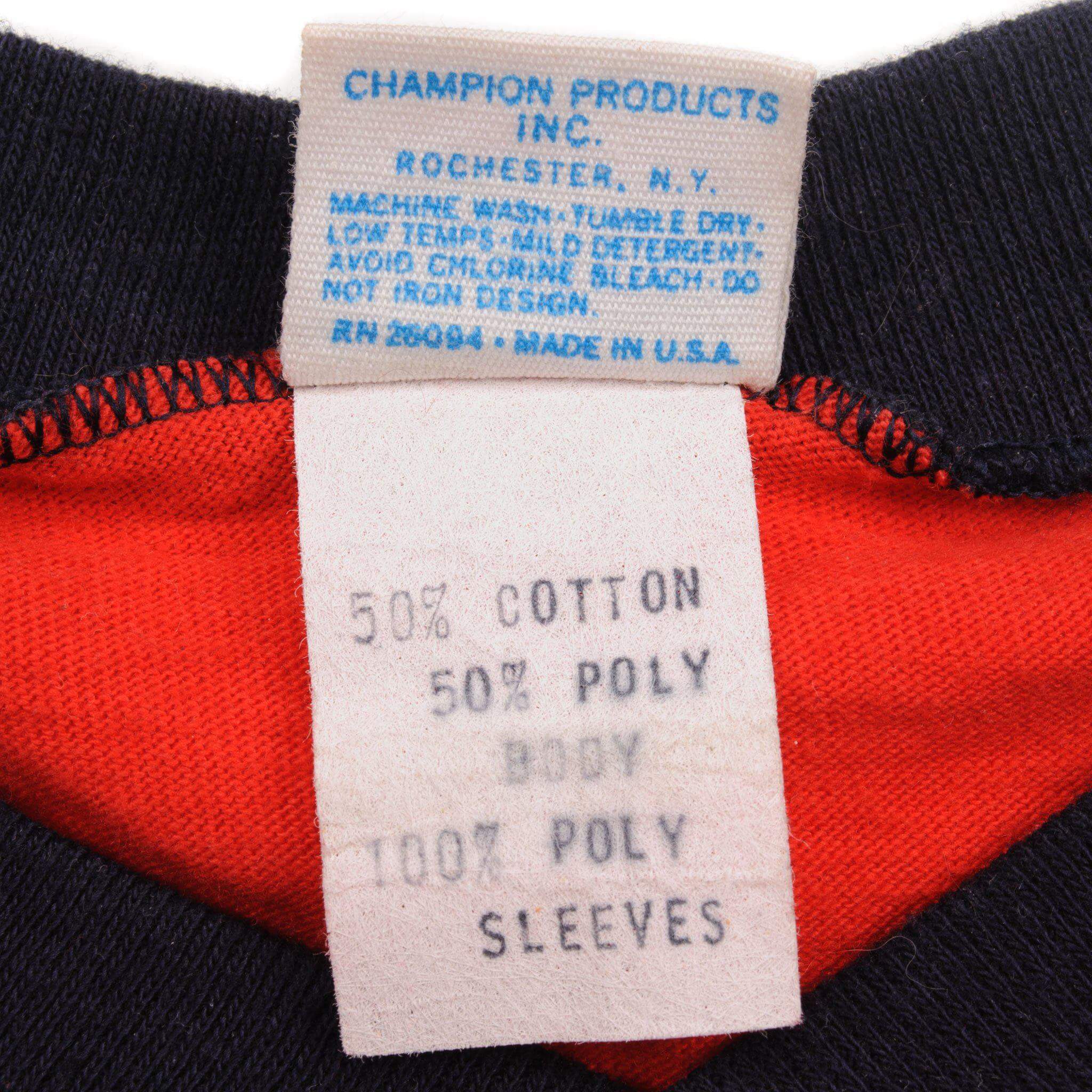 Vintage Champion US Olympic Training Center T-Shirt 1970s - Medium, Made in USA - Retro Athletic Wear for Gym, Workout & Casual Style