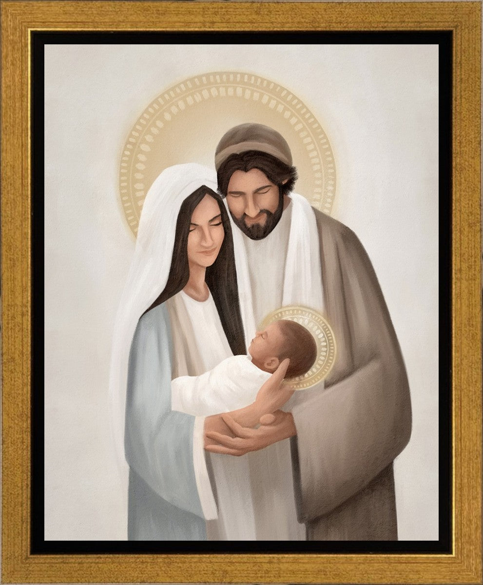 Holy Family Gallery Wrap Canvas - Religious Wall Art for Home Decor, Perfect for Living Room, Bedroom & Church