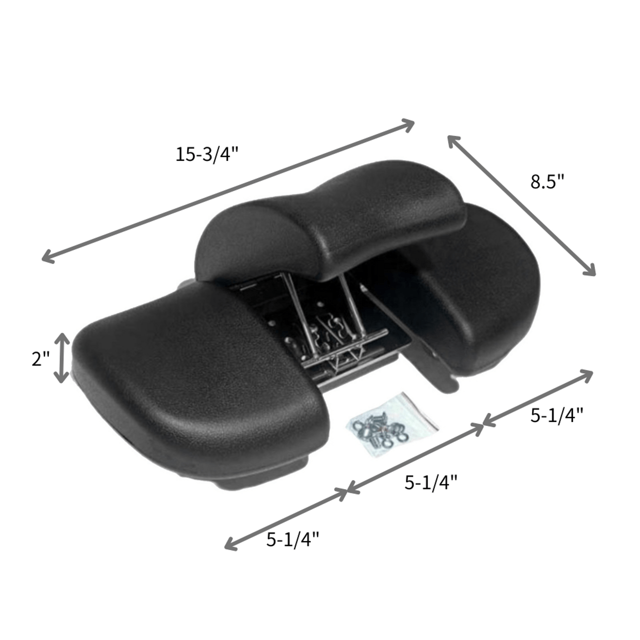 Ergonomic Adjustable Footrest for PERLA Pedicure Spa - Perfect for Home Salon, Spa & Nail Care Comfort
