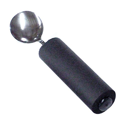 Soft Foam Built-Up Handle Soup Spoon - 1 Piece, Stainless Steel & Foam - Comfort Grip for Hot Soups, Stews, and Cereals - Ideal for Elderly, Arthritis, or Weak Hands - Perfect for Home, Restaurant, or Hospital Use