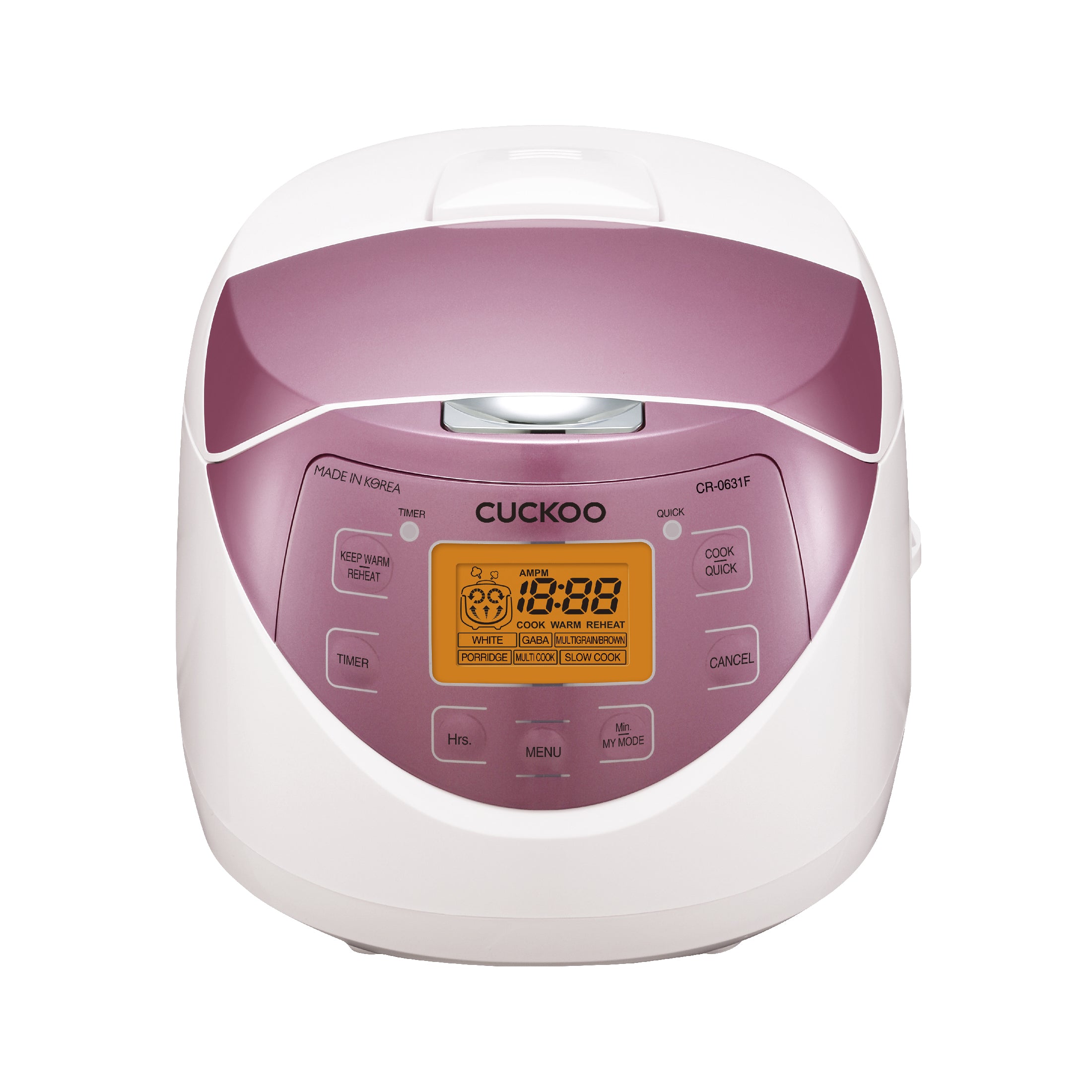 6-Cup Micom Rice Cooker (CR 0631F) - Perfect for Small Families & Meal Prep, Fast Cooking with Fuzzy Logic Technology