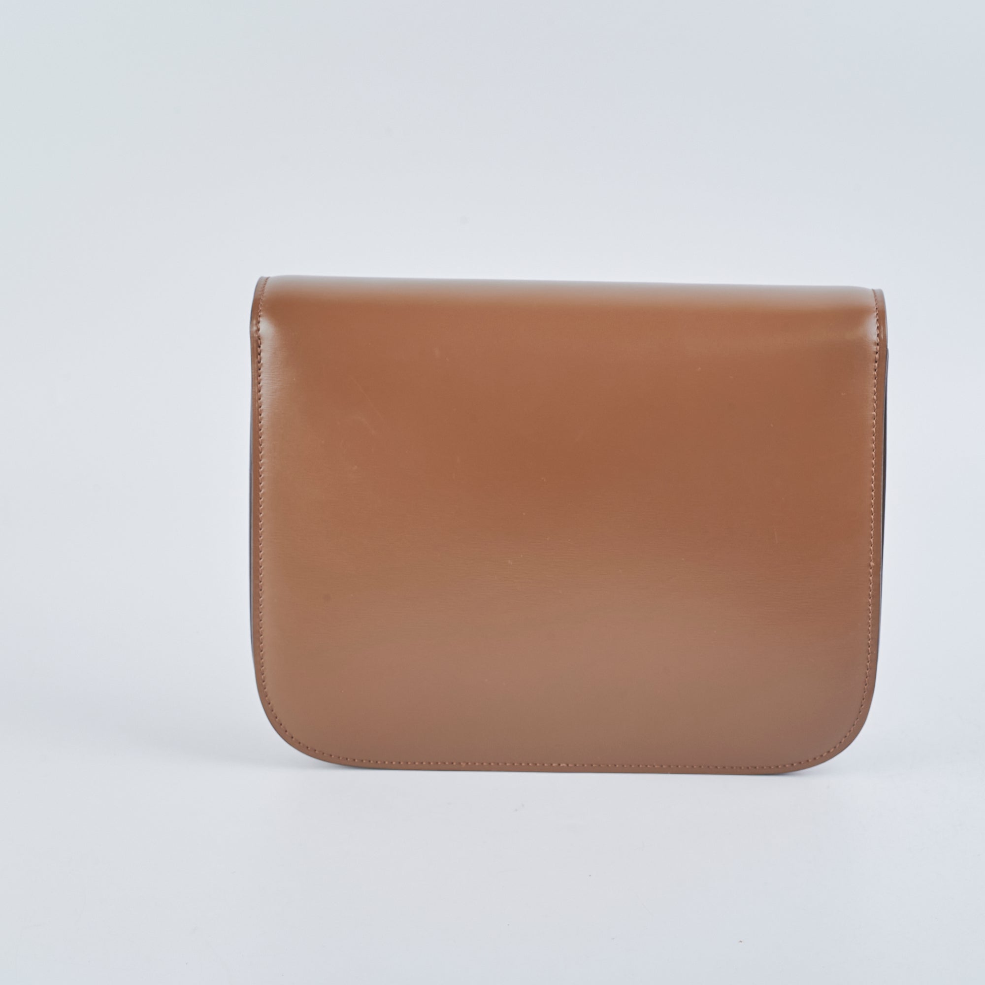Celine Box Medium Bag in Caramel Brown - Luxury Leather Crossbody Handbag for Women | Perfect for Work, Travel & Everyday Use