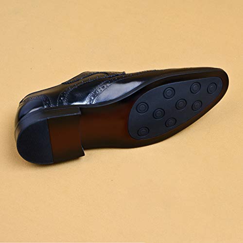 Men's Monk Buckle Dress Shoes - Leather Business & Formal Shoes for Urban Walking, Work, Banquet - Black Size 43/UK 8.5/US 9 - Perfect for Office, Wedding & Professional Occasions